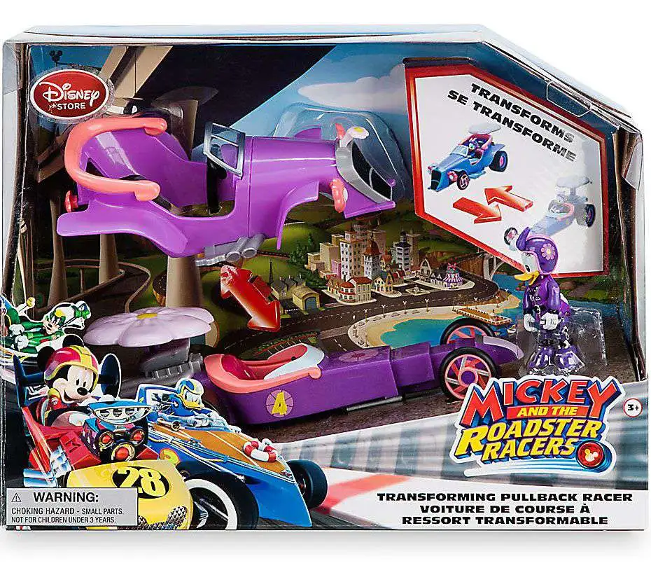 Disney Mickey & Roadster Racers Daisy Duck Exclusive Transforming Pullback Racer [Damaged Package]