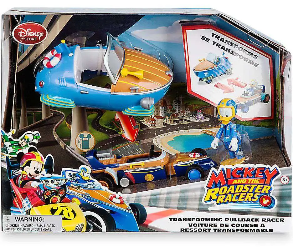 Disney Mickey & Roadster Racers Donald Duck Exclusive Transforming Pullback Racer [Damaged Package]