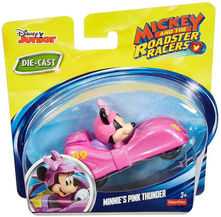 Fisher Price Disney Mickey & Roadster Racers Minnie's Pink Thunder Diecast Vehicle [Damaged Package]