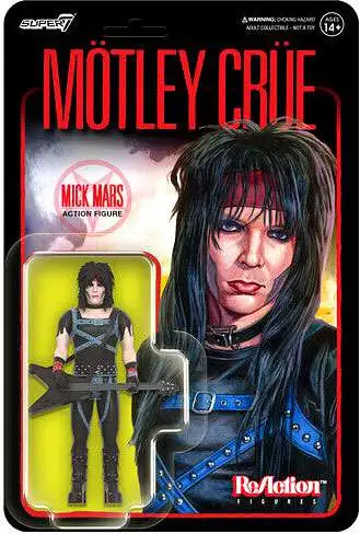 Motley Crue ReAction Wave 1 Mick Mars 3.75 Action Figure Shout At