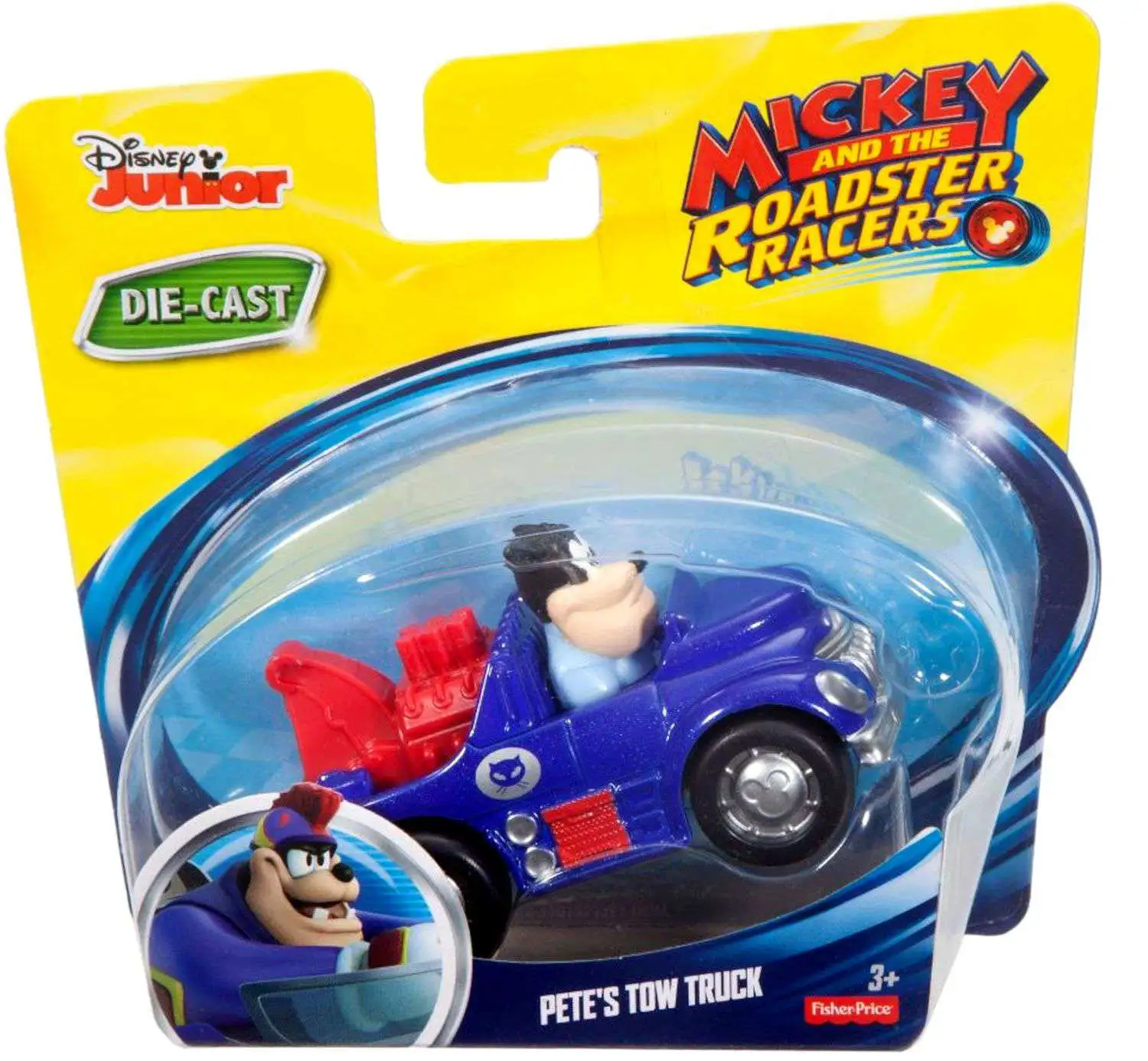 Fisher Price Disney Mickey Roadster Racers Petes Tow Truck Diecast