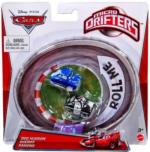 Disney / Pixar Cars Micro Drifters Doc Hudson, Sheriff & Ramone Mini Cars