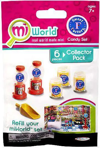 MiWorld Sweet Factory Candy Set Collector Pack Gumbal Machines 