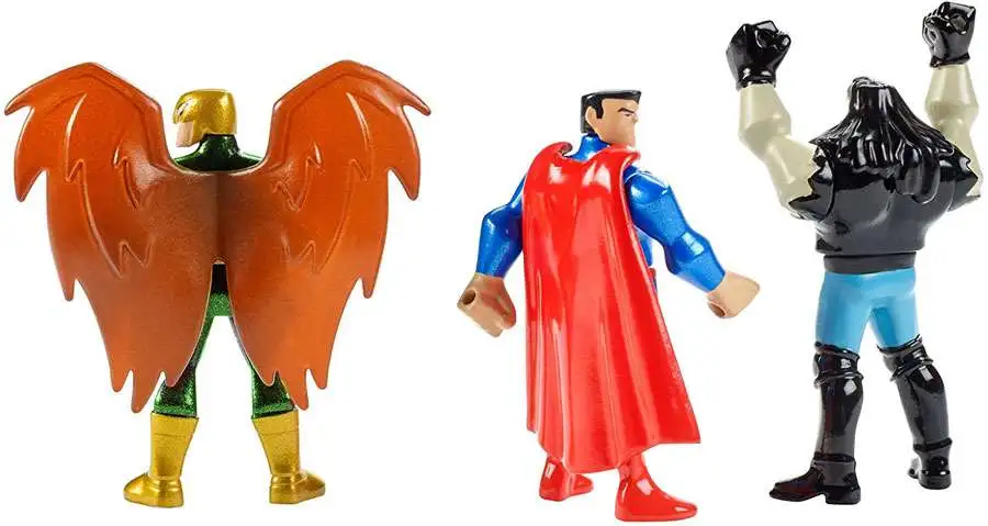 Justice League Action Mighty Minis 3-Pack Superman Lobo Hawkman Darkseid baf 