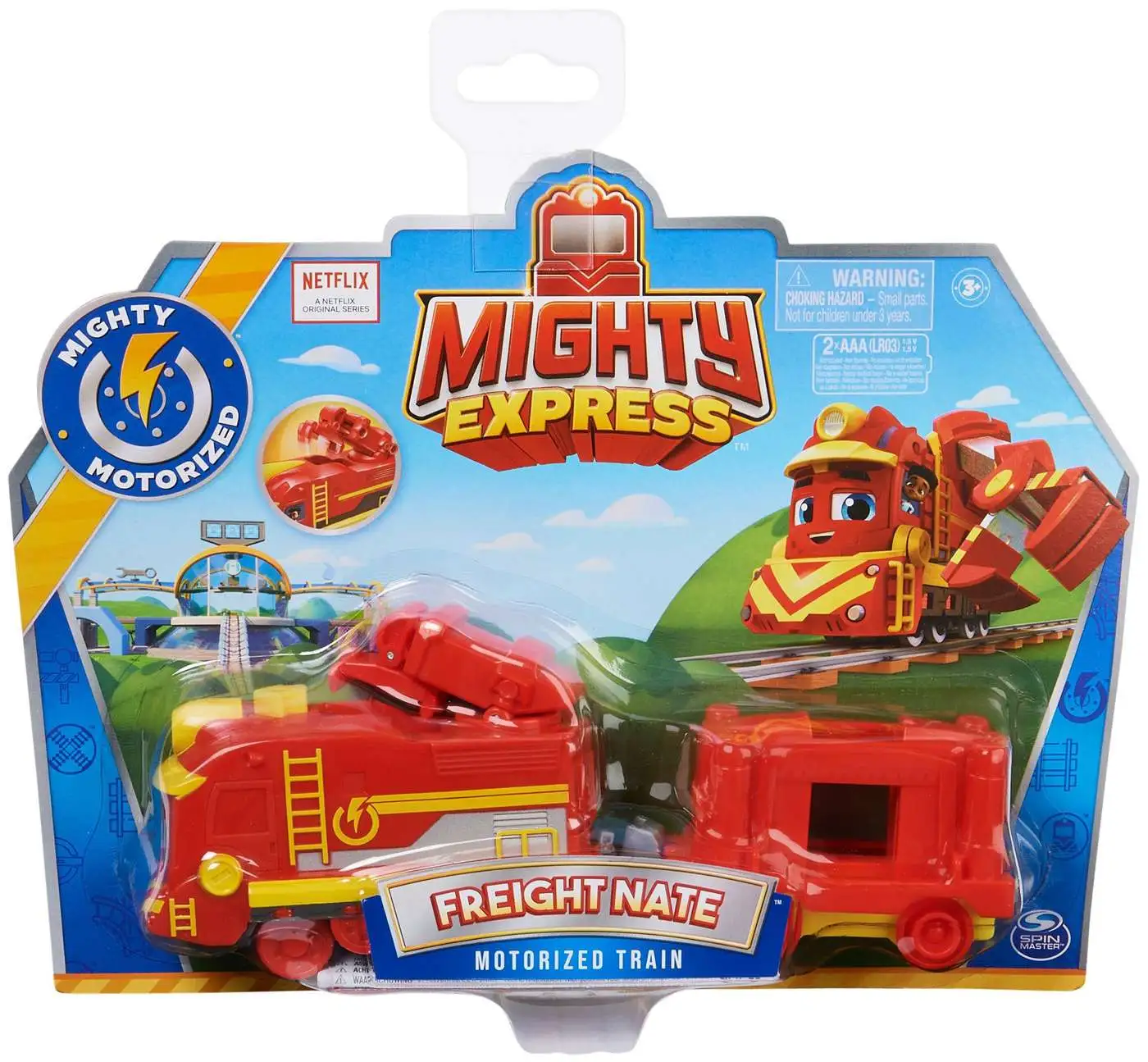 Mighty Express Motorized Train Freight Nate Vehicle