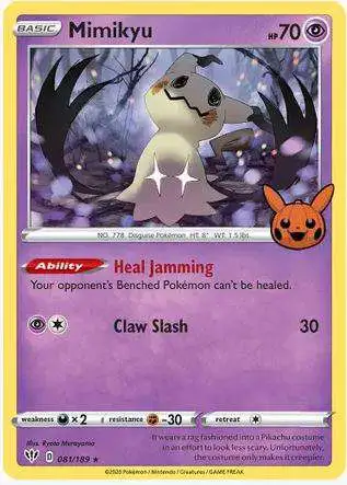 Pokemon Sun Moon Promo Single Card Holo Rare Mimikyu SM163 - ToyWiz