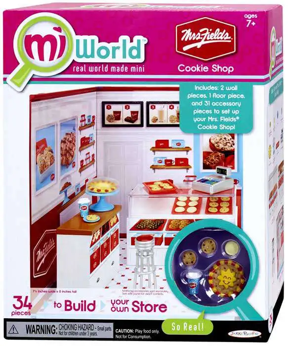 Mi World MiWorld Mrs Fields Collector Pack Accessory Set New Cookie Bag Chiller 