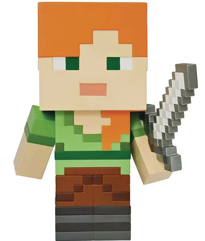 Minecraft Alex 9-Inch Vinyl Figural Bank