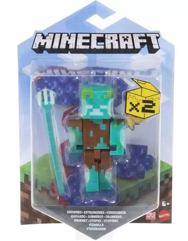 Minecraft Craft-A-Block Drowned Action Figure