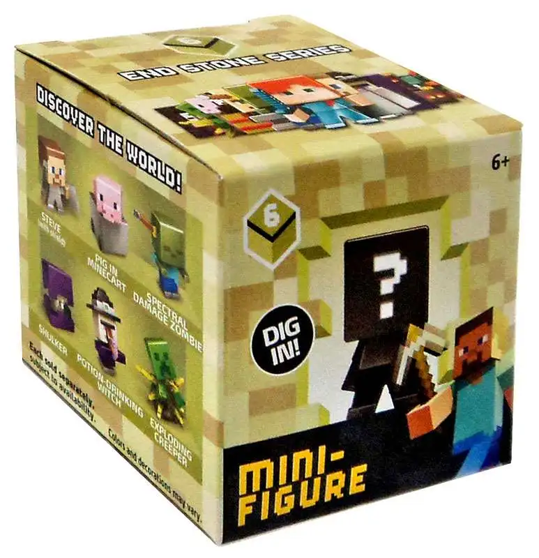 Minecraft Minifigures Endermites  End Stone Series Potion Drinking Witch 