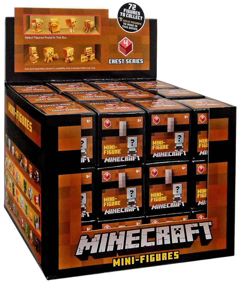 Minecraft mini figures chest on sale series