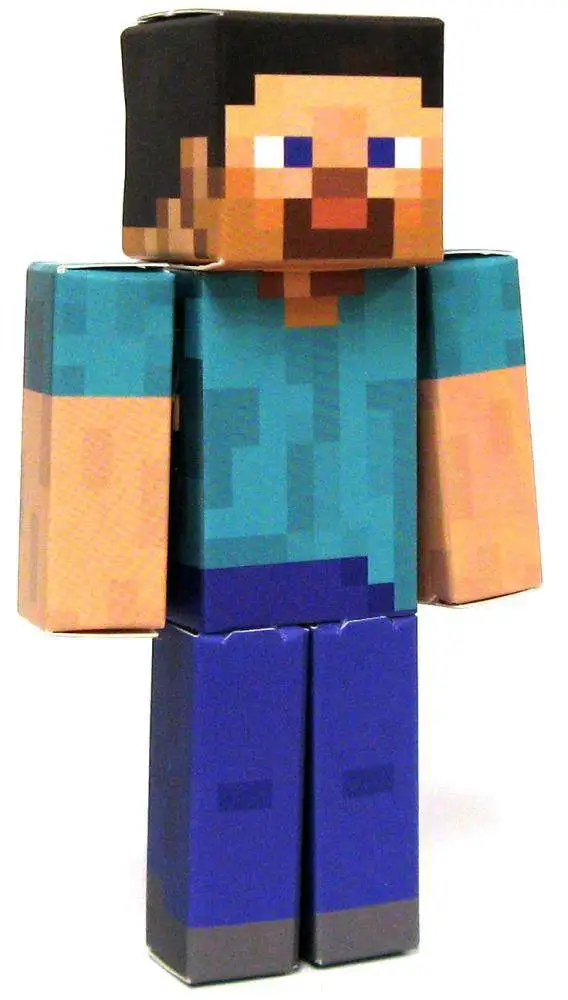 Minecraft Steve Papercraft Single Piece Jazwares - ToyWiz