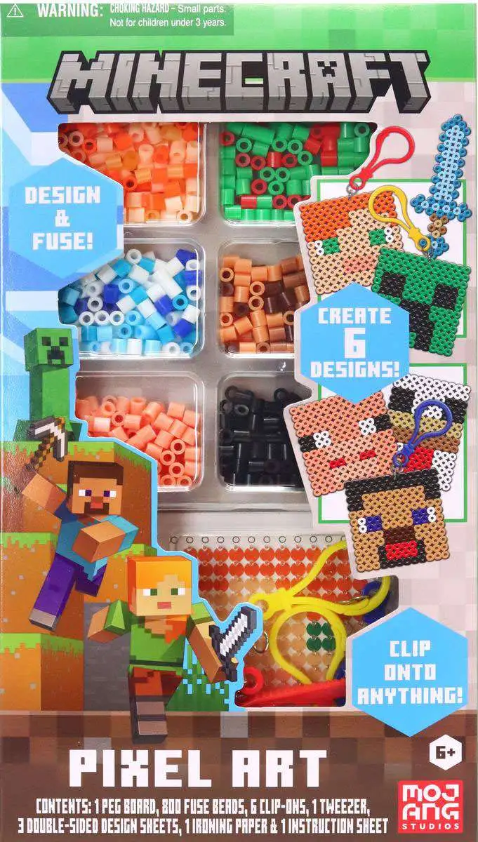 Minecraft Series 1 Pixel Art Bead Art Kit