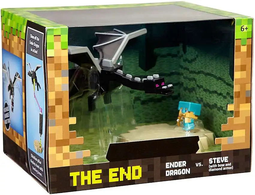 Minecraft Ultimate Ender Dragon Figure with Steve Action Figure