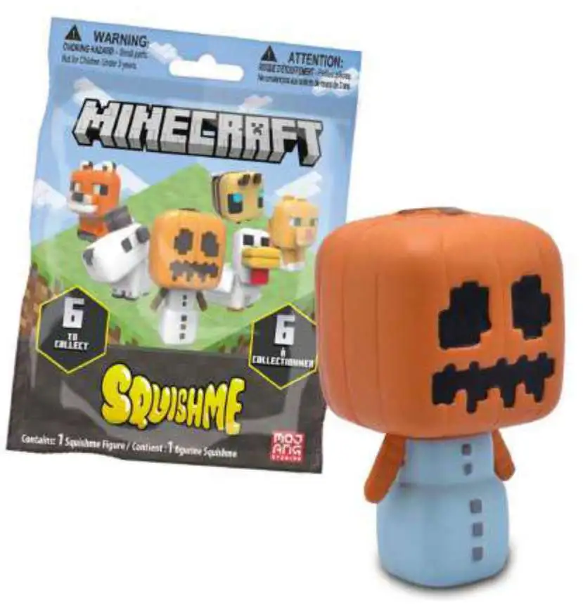 Minecraft Squishme Series 3 Mystery Pack [1 RANDOM Foam Figure]
