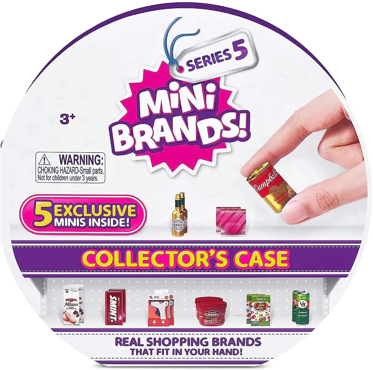 5 Surprise Toy Mini Brands Collector's Case - Store & Display 30 Minis with  4 Exclusive Minis Included by ZURU