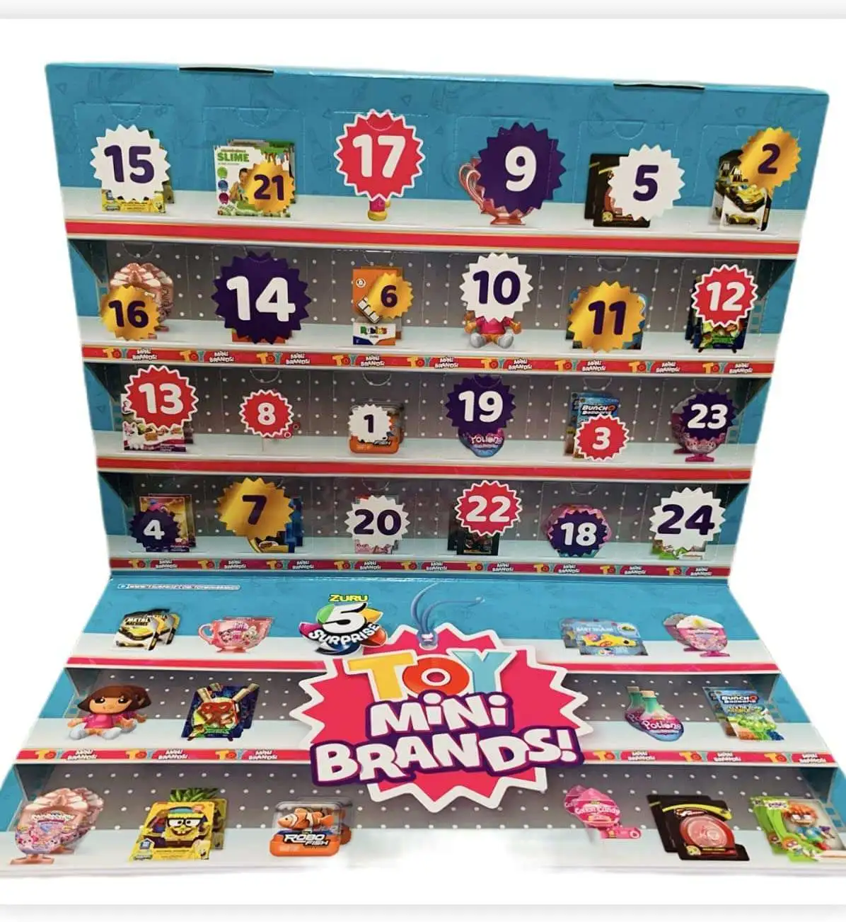 Zuru 5 Surprise Toy Mini Brands Advent Calendar 24 Minis with 6