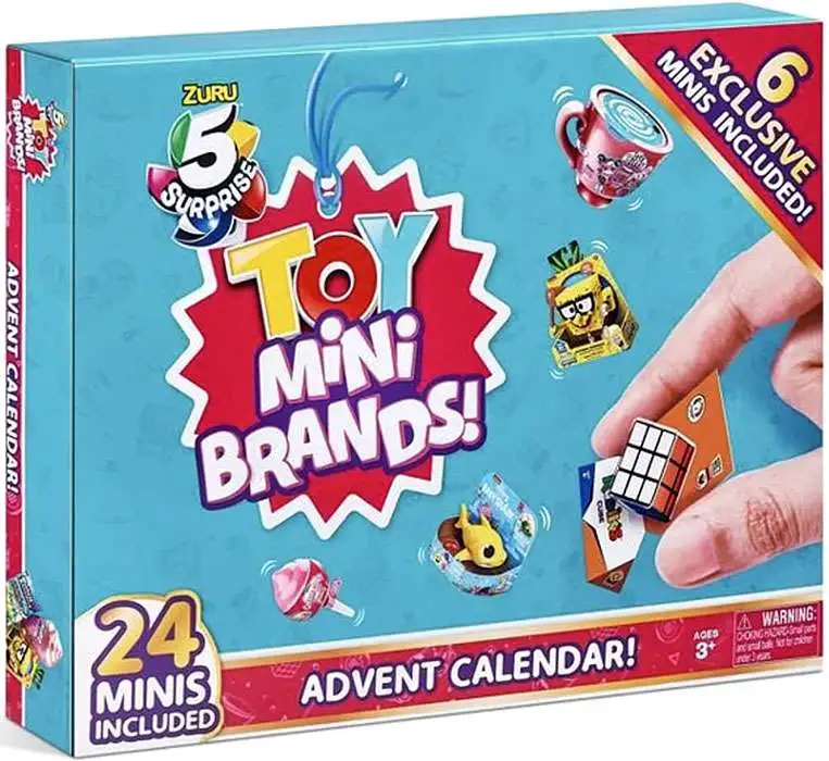 Toy Mini Brands Limited Edition Advent Calendar with 4 Exclusive Minis