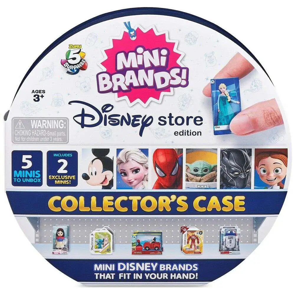 5 Surprise Mini Brands Disney Store Edition Series 1 Collector Case 5 Minis  To Unbox 2 Are Exclusives Zuru Toys - ToyWiz