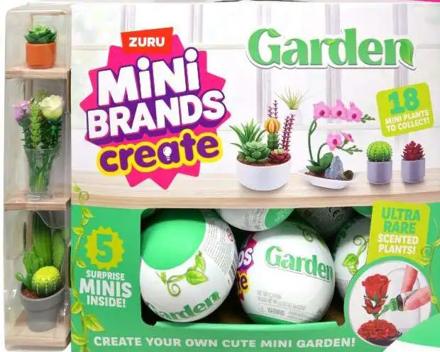 5 Surprise Mini Brands! Create Garden Mystery Box [25 Packs]