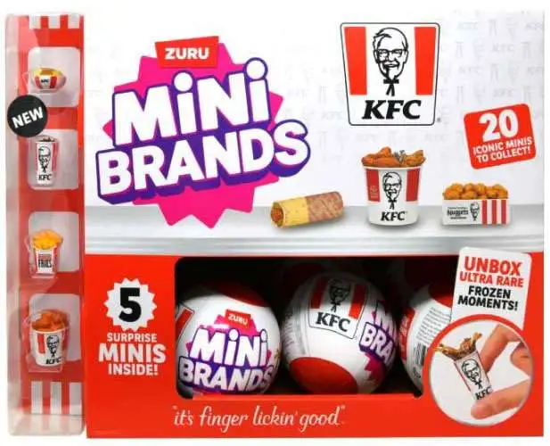 5 Surprise Mini Brands! KFC Mystery Box [21 Packs]