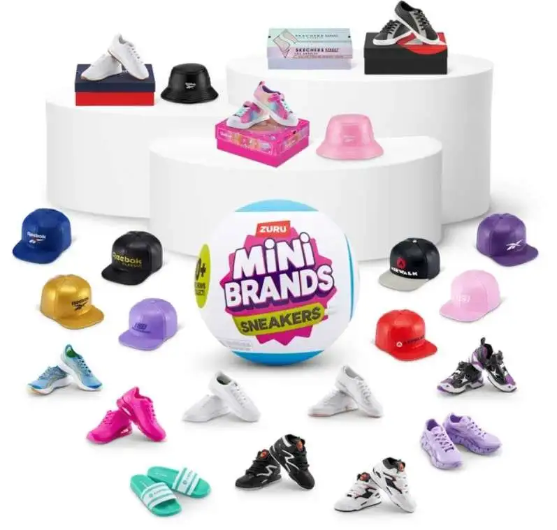 5 Surprise Mini Brands Sneakers Mystery Pack Zuru Toys - ToyWiz