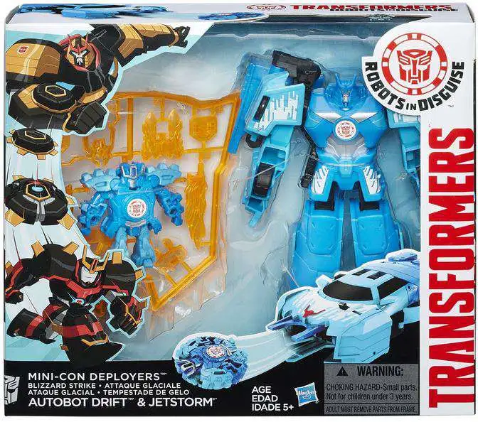 Transformers Robots in Disguise Deployers Blizzard Strike Autobot Drift Hasbro 