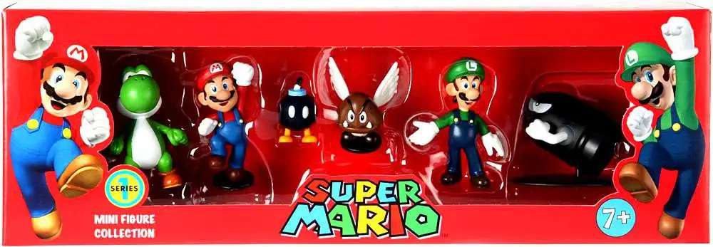 6 Figurines Mario - Lot 1