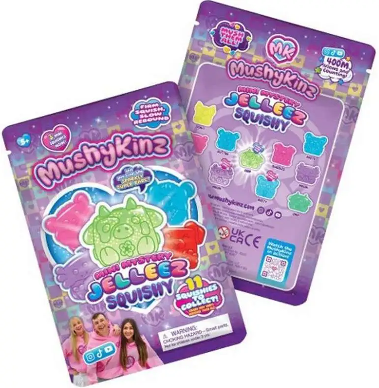Taba Squishy MINI JELLEEZ Mystery 3-Pack 3 RANDOM Mini Jelly