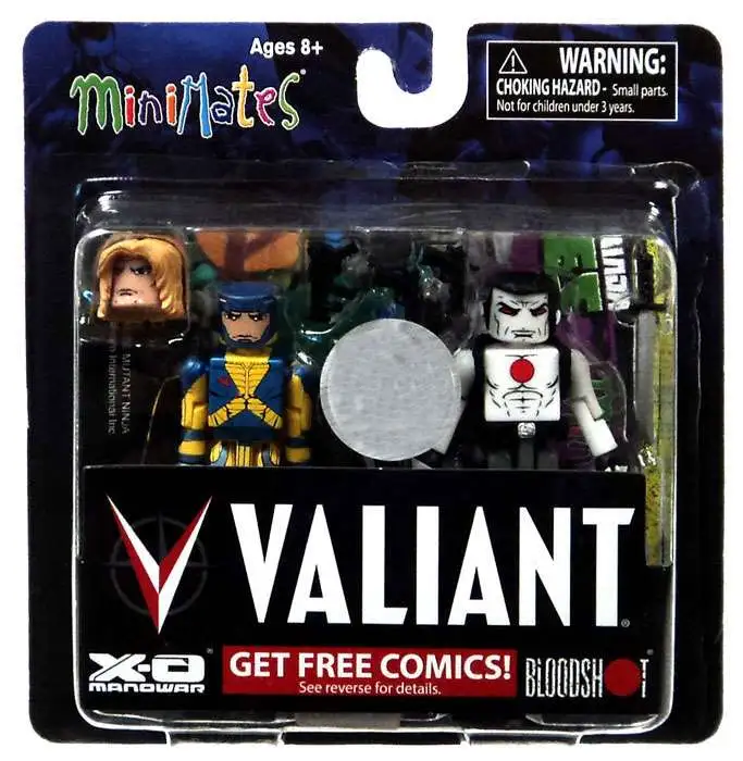 Valiant Minimates Bloodshot & X-O Manowar Exclusive 2-Inch Minifigure 2-Pack [Variant]