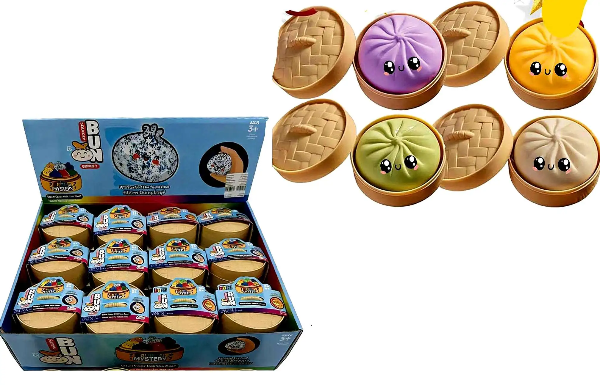 Squishy Dumplings Mini CLASSIC 2.5-Inch Mystery Pack [1 RANDOM Squishy Toy]