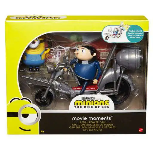 Despicable Me Minions: The Rise of Gru Movie Moments Pedal Power Gru Set [Stuart & Young Gru]