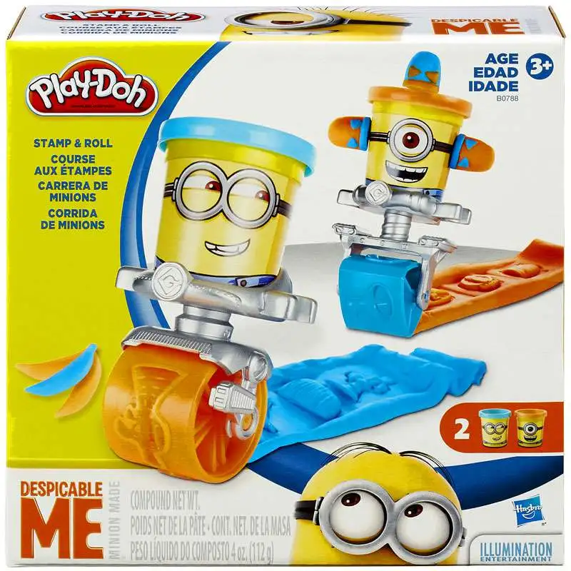 Despicable Me Play-Doh Minion Made Stamp Roll Set Think Way - ToyWiz