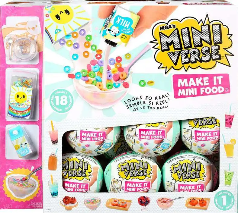 Miniverse Make It Mini Food CAFE Series 1 Mystery Box 24 Packs MGA  Entertainment - ToyWiz