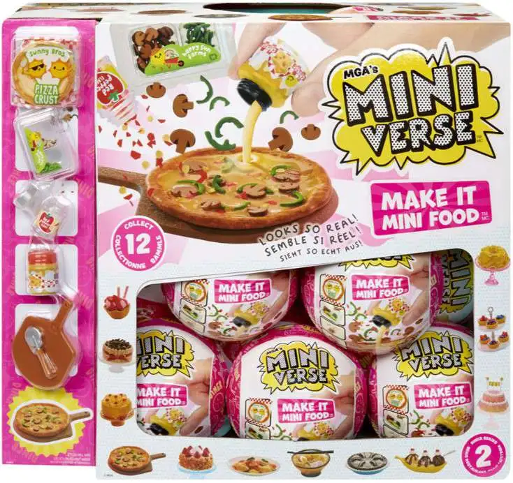 MGA's Miniverse Make It Mini Food, Diner Series 2, Replica Food, Not  Edible, Ages 8+