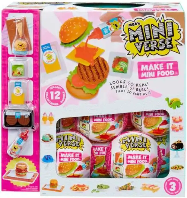Miniverse Make It Mini Food DINER Series 3 Mystery Box 15 Packs MGA  Entertainment - ToyWiz