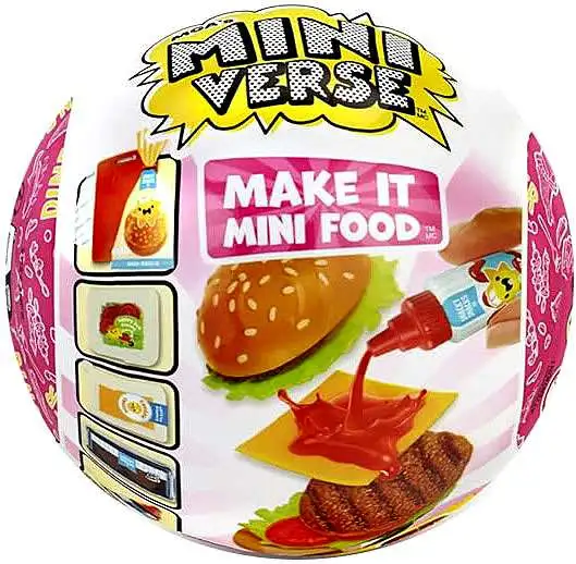 MGA's Miniverse - Make It Mini Food Diner Series 3 Mini Collectibles, Resin  Play, Replica Food
