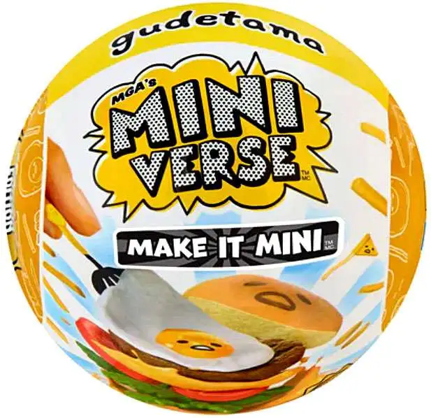 Miniverse Make It Mini Gudetama Exclusive Mystery Pack [Special Limited Edition, NOT EDIBLE!]