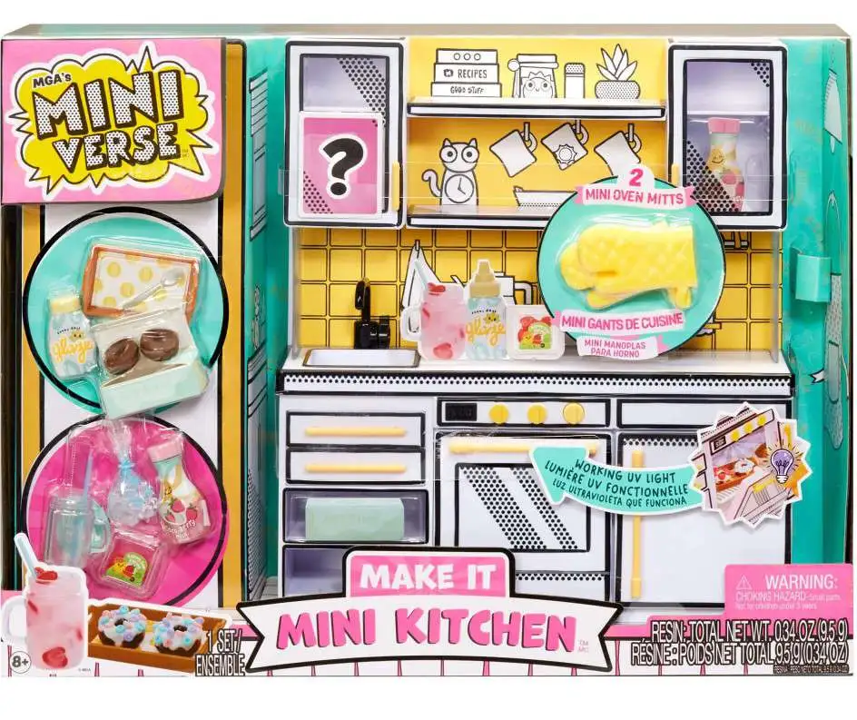 Miniverse Make It Mini Food Kitchen Playset NOT EDIBLE MGA