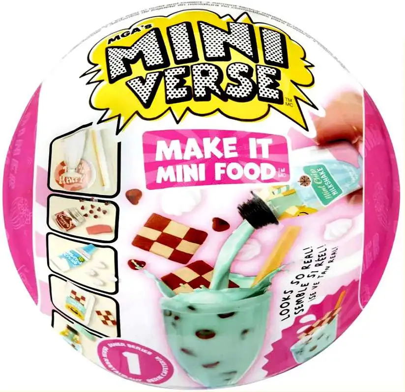 Miniverse Make It Mini Food DINER Series 1 Mystery Pack [NOT EDIBLE! TOP  HOLIDAY GIFT!]