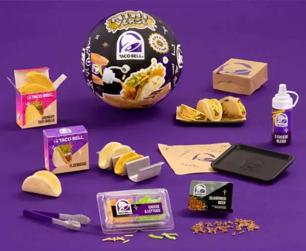 Miniverse Make It Mini Taco Bell Cheesy Gordita Crunch Crunchy Tacos  Exclusive Mystery Pack Special Limited Edition, NOT EDIBLE MGA  Entertainment - ToyWiz