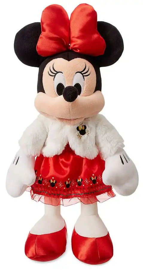 Harrods Gorgeous Disney For Harrods Minnie Mouse Soft Toy Plush red dress & wings 