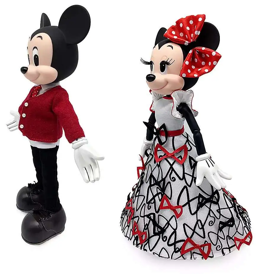 Disney Mickey & Minnie Mouse Sweethearts Exclusive 11-Inch Doll Set