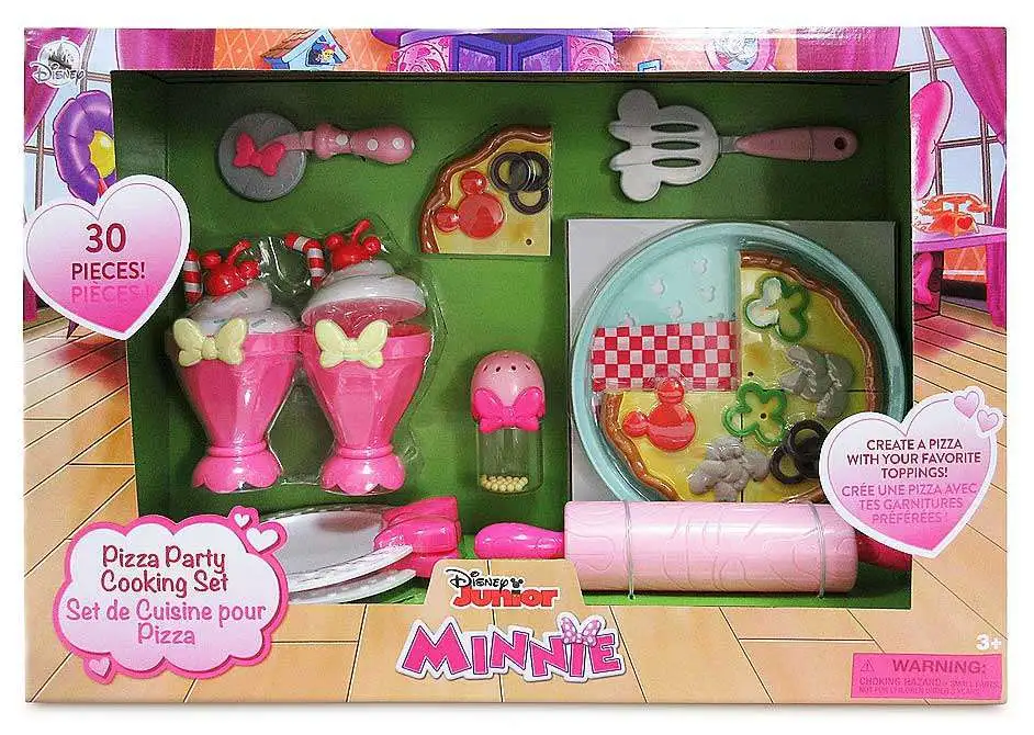 Disney minnie mouse cooking play set on sale