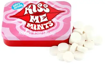Fun Mints Kiss Me Mints Candy Tin