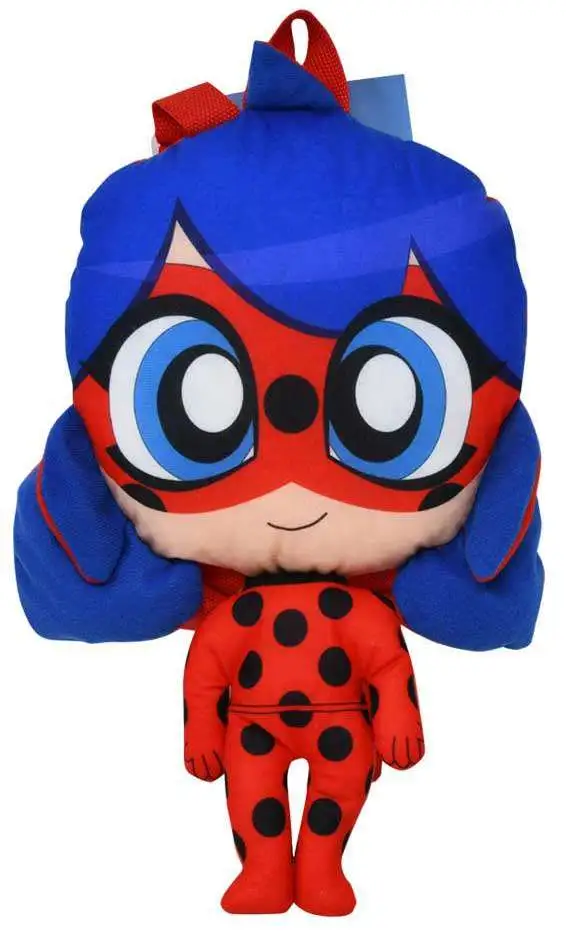 Miraculous Ladybug 12-Inch Plush Backpack