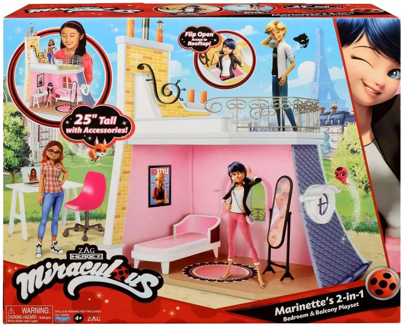 This Miraculous Ladybug figurine comes with 1 accessory. Ages 4+