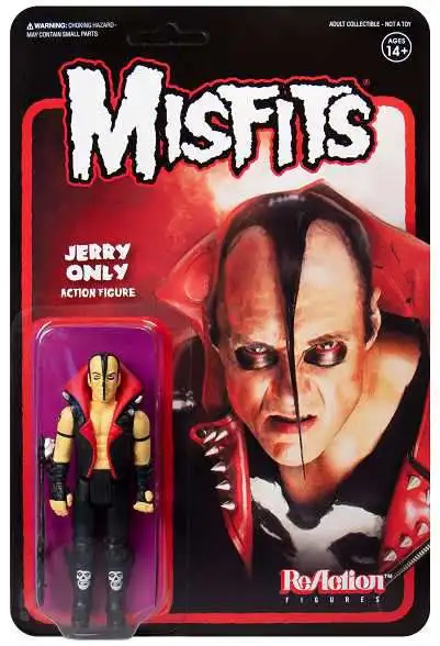 New Sealed Unpunched Super7 ReAction Misfits Jerry Only Glow In The Dark Figure 
