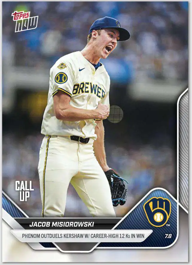MLB Topps 2025 NOW Baseball Jacob Misiorowski #402 [Rookie]