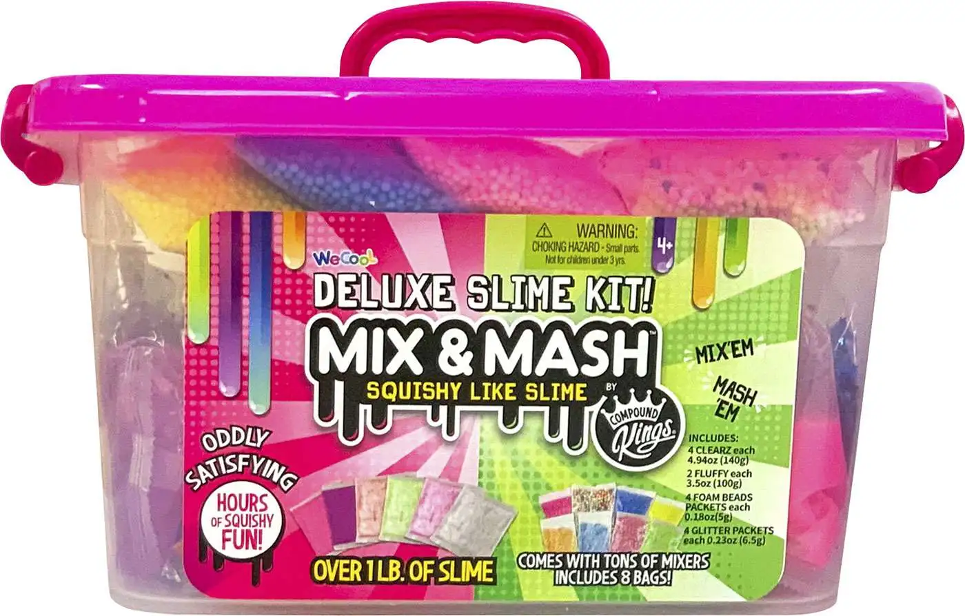 Compound Kings Mix & Mash Squishy Like Slime Deluxe Slime kit [Damaged Package]